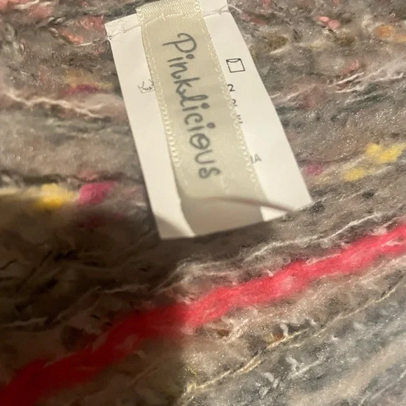 Cozy Multicolor Boho Poncho - Picture 4 of 5